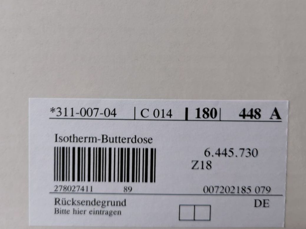 Altre Stoviglie: Isotherm Butterdose – Nuovo e nell'imballaggio originale da Filzbach venduto da Sabenasi 2