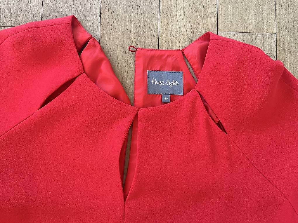 Phase Eight Vestiti: Phase Eight Kleid rot, Grösse 10 / 36 – Usato da Kriens venduto da JulesJ 2