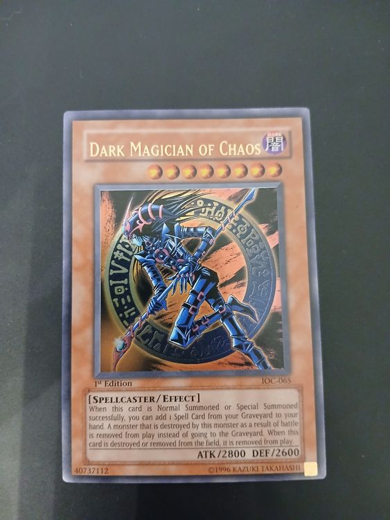Yu-Gi-Oh! Karte - Dunkler Magier des Chaos - Selten! IOC-065 (Neu