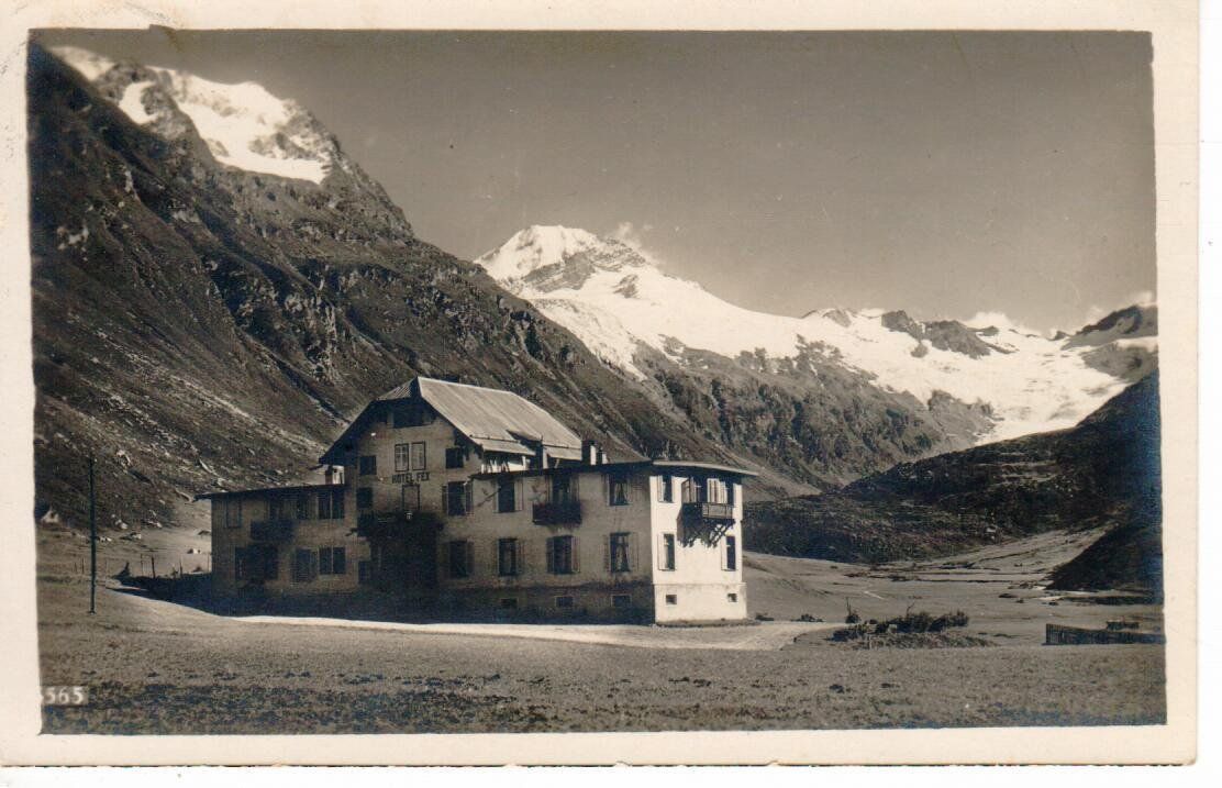 Cartes postales: Hotel Fex mit Fexgletscher – D'occasion à Wolhusen par Curver9