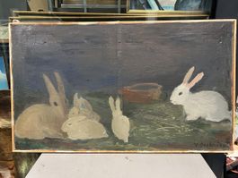 Huile sur signée Goehring Genève 🐇