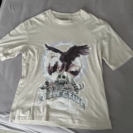 Jack & Jones T-Shirt Grösse L beige