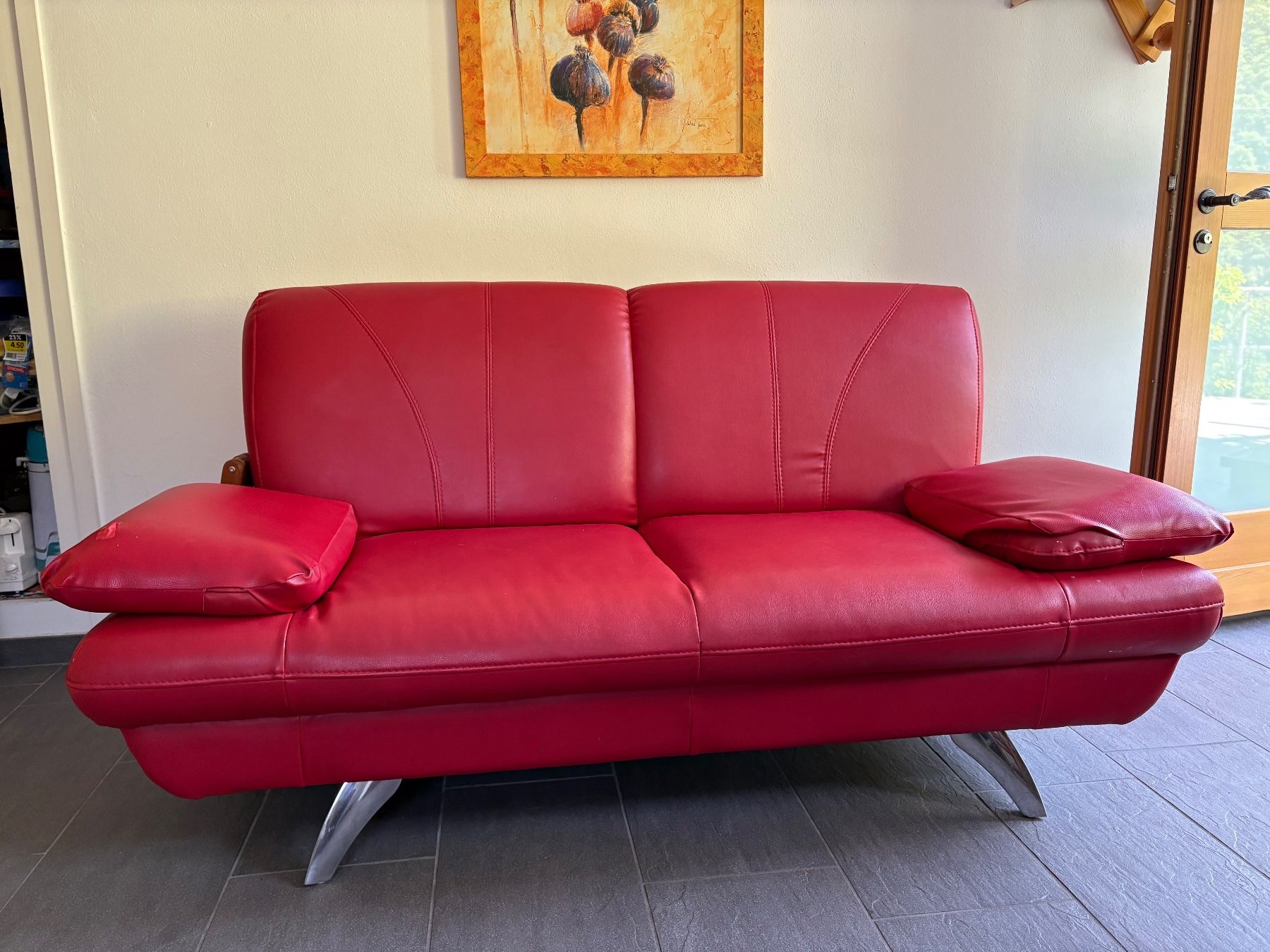 Divani: Rotes Sofa – Usato da Vogorno venduto da Loibu