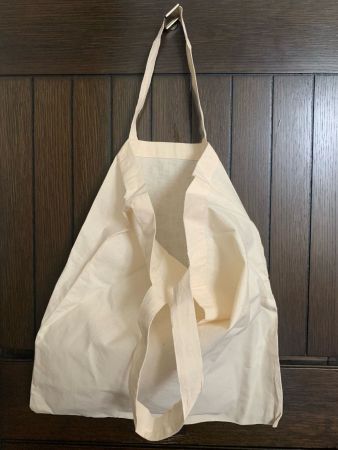 5 Einkaufstaschen neutral aus Baumwolle, zum Verzieren / NEU