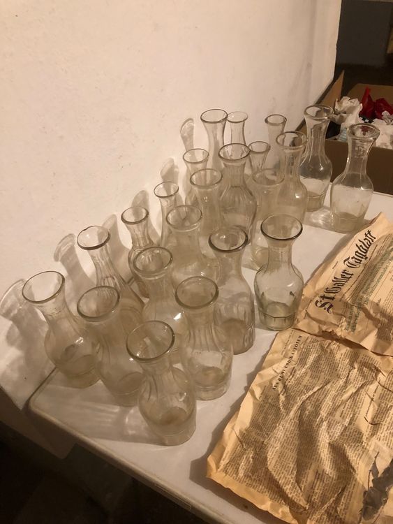 22 alte Blumenvasen aus den 50zigern | Kaufen auf Ricardo