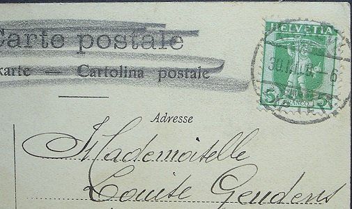 Cartoline postali: GENÈVE Vue générale de nuit – Usato da Jona venduto da philajona 1