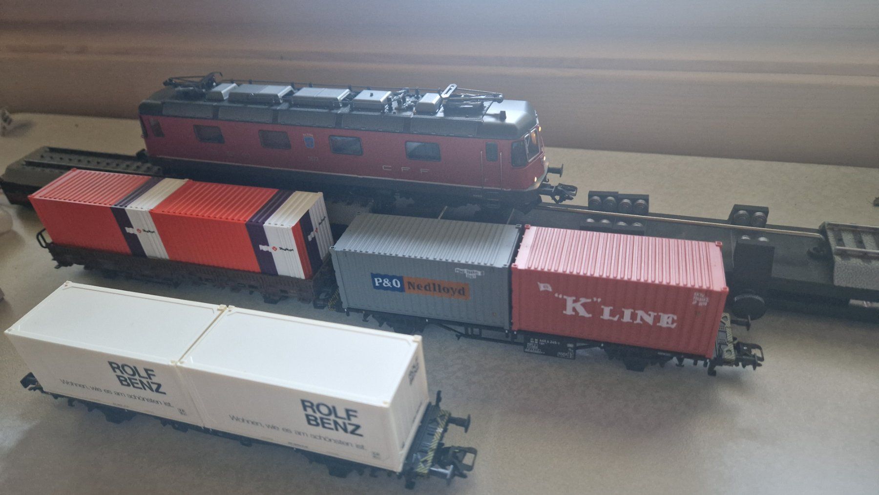 Märklin Modellini di ferrovie: Marklin Re 6/6 Balerna + 3 wagons – Usato da Crésuz venduto da lechat07