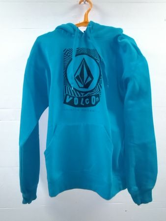 Volcom turquoise, taille M, Sweat-shirt à capuche