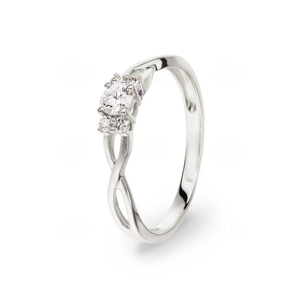 Christ Ringe: Weissgold Ring mit diamanten – Neu (gemäss Beschreibung) aus Dierikon von Gini290998