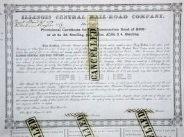 Illinois Central Railroad Company - 1852