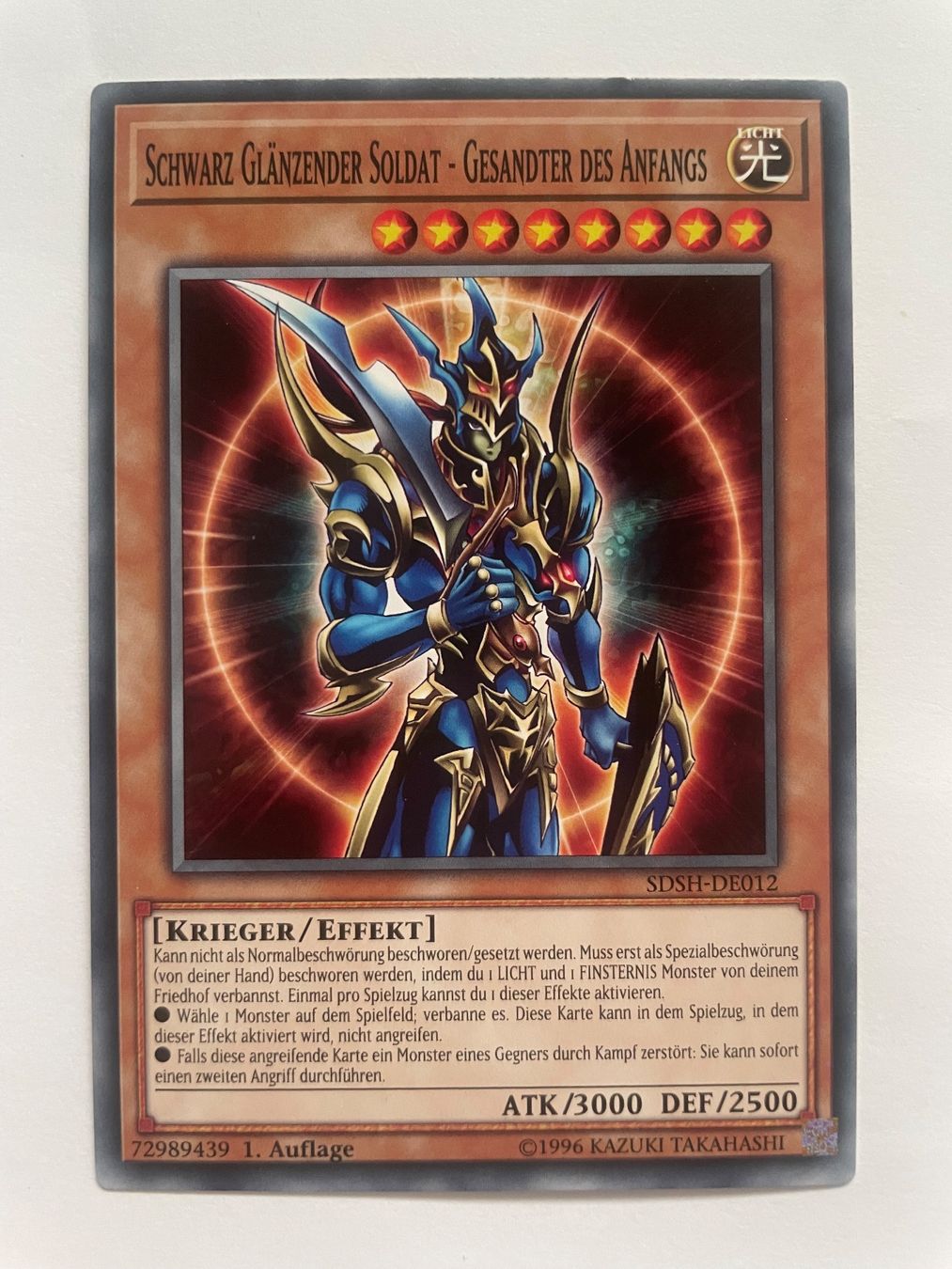 Yugioh Sammelbilder & Trading cards: GLD4 | Schwarz Glänzender Soldat - Gesandter des Anfangs – Neu (gemäss Beschreibung) aus Altstätten SG von ChangeMaker