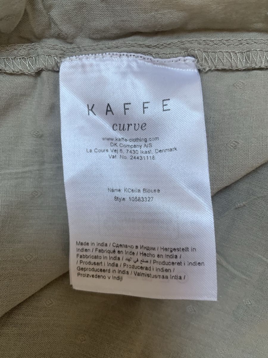 Camicette: Kaffe Curve Bluse Gr. 52 salbei – Usato da Ellikon an der Thur venduto da Bali1999 7
