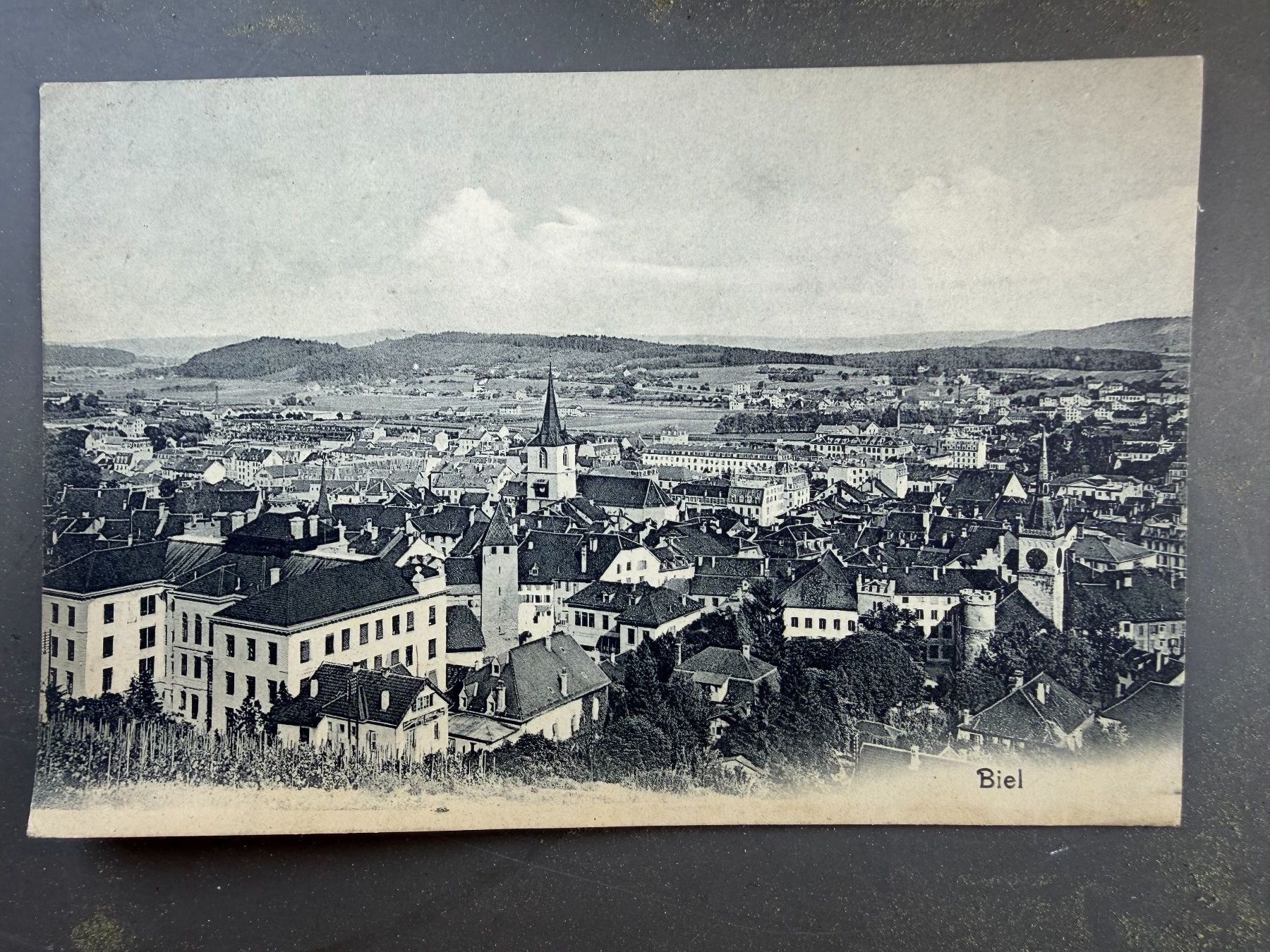 Cartoline postali: BIEL -  Ansichtskarte – Usato da Tegerfelden venduto da siebenmacky