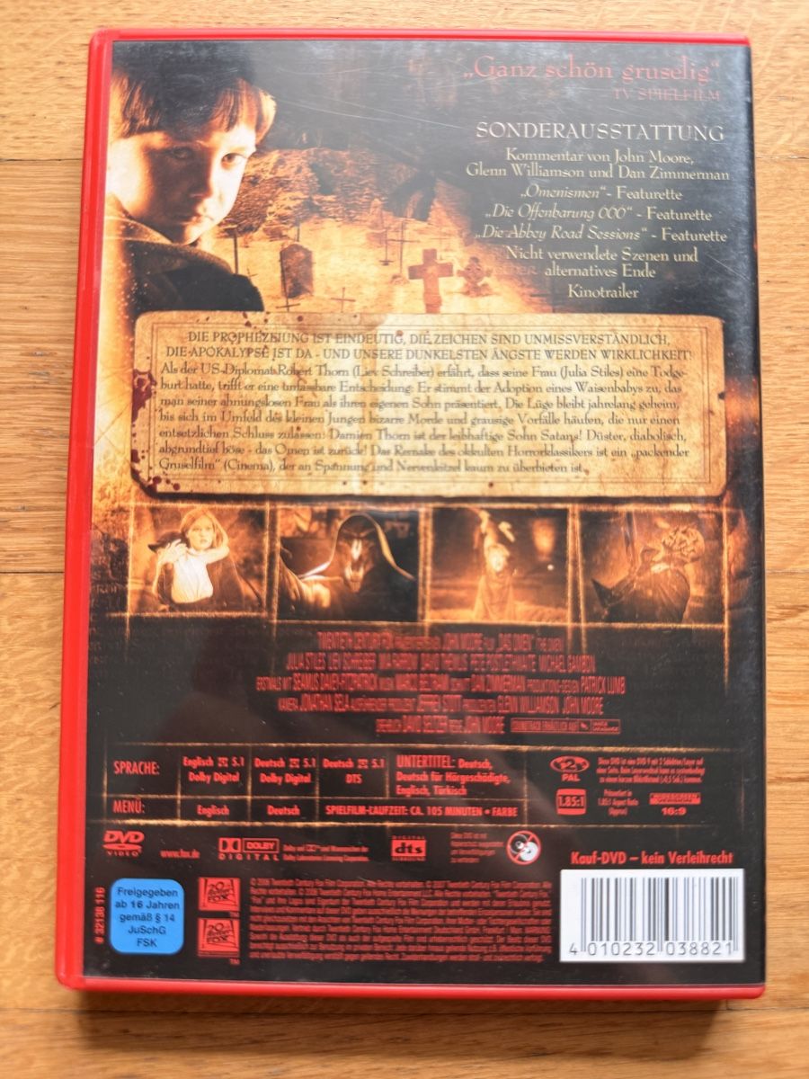 Tous les DVDs: Das Omen - DVD – D'occasion à Kölliken par nerdorado 1