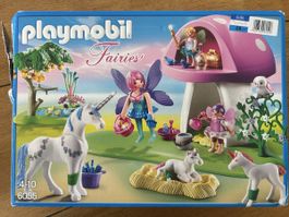 Playmobil Fairies 6055 Pilzhaus mit Figuren gebraucht