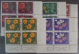 3946) J178-182, Pro Juventute, 1959 im 4-Block ET Kt. 40.-++