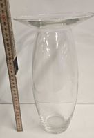 Elegante Blumenvase aus Glas Glasi Hergiswil