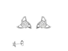 Ohrstecker Silber 925 mit Zirkonias