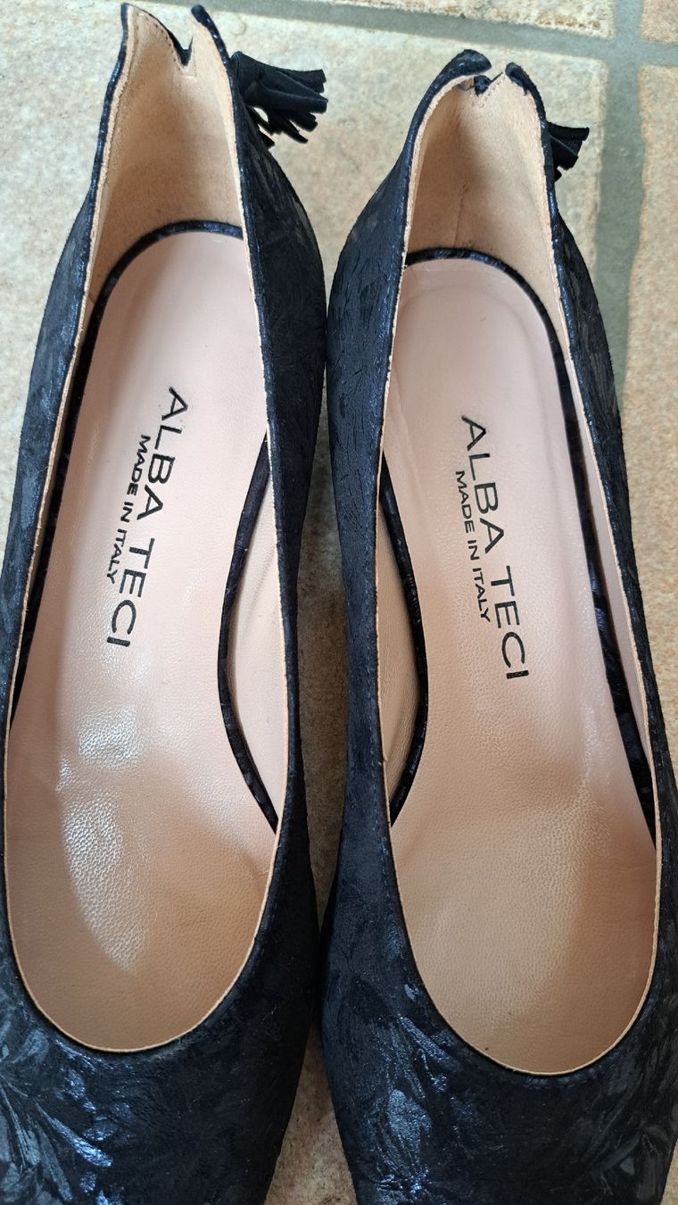 Scarpe da donna: Ballerina Leder blau Gr 39 – Usato da Zofingen venduto da Gabe0815 4