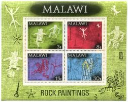 Block "Höhlenmalerei". Malawi
