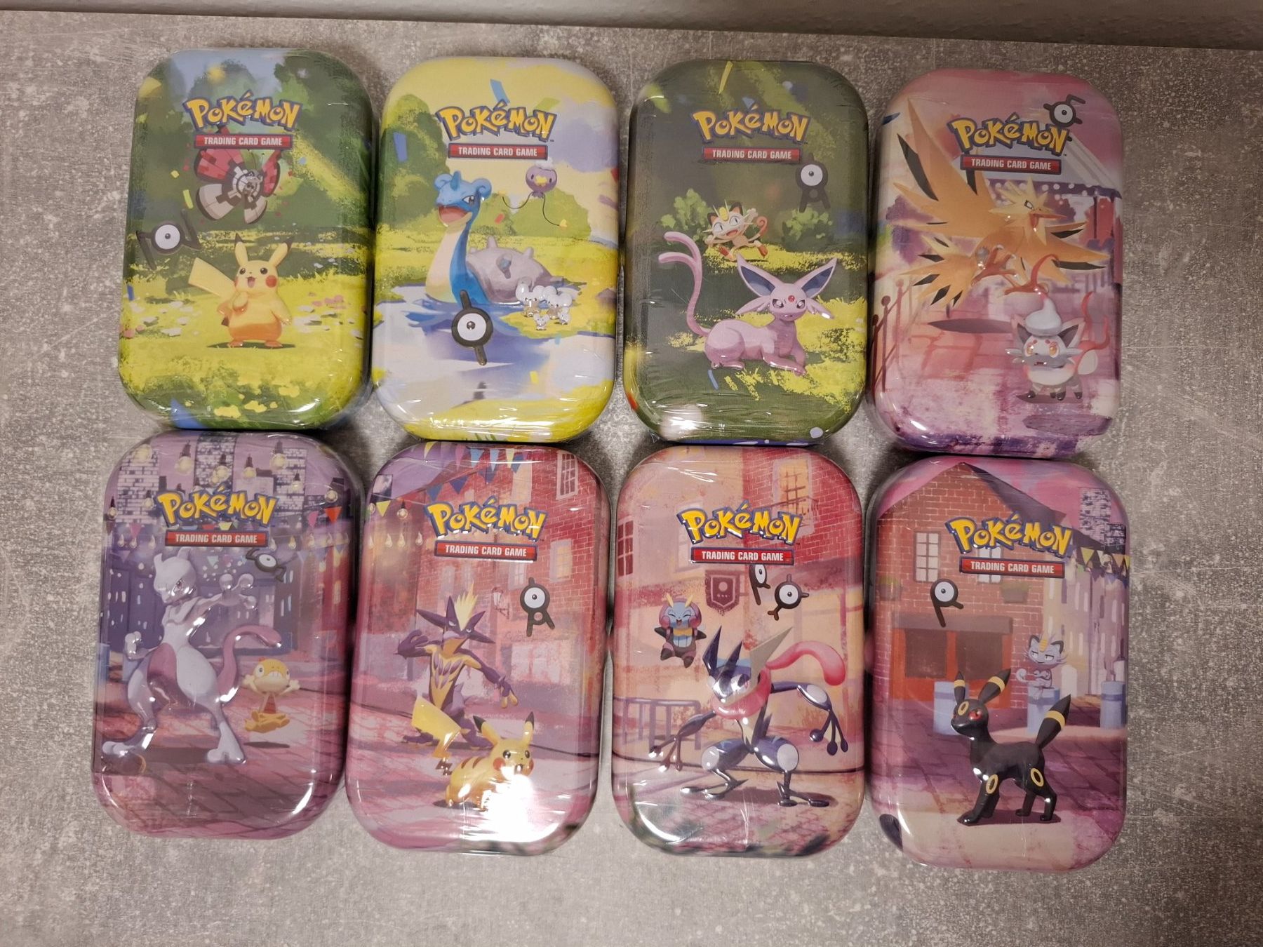 Pokémon Sammelbilder & Trading cards: 8x 30th Anniversary 30th Celebration Mini TIN -DE- – Neu und originalverpackt aus Winterthur von andrekeller95