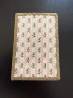 Vintage Notizblattschatulle/Schatulle mit Bleistift, Top!
