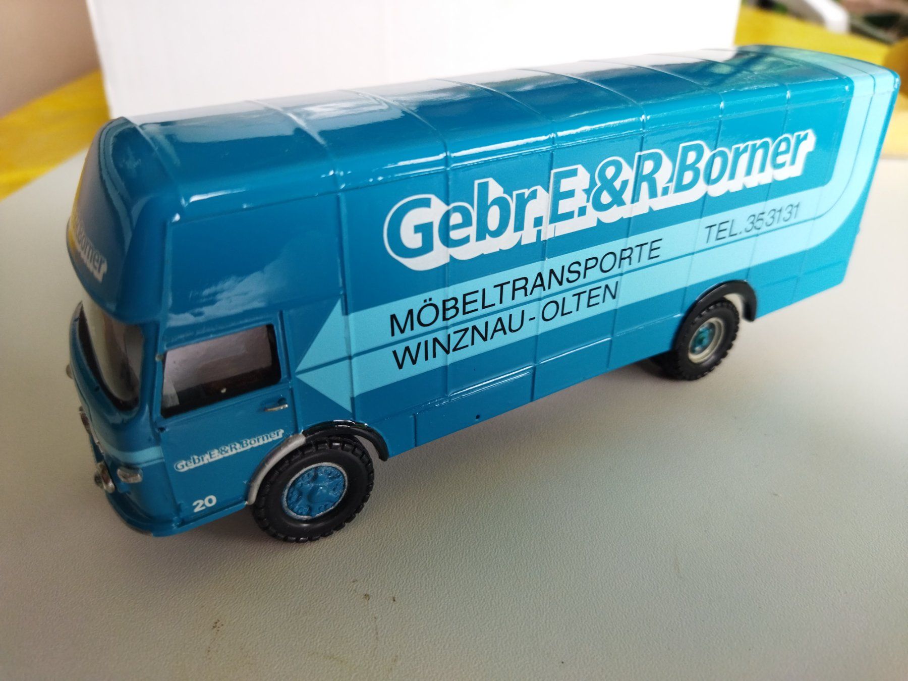 Kit di modellismo & Modellini statici: Berna S2DF 67' "Gebr. E&R Borner" von Tek-Hoby 1/50 – Nuovo e nell'imballaggio originale da La Chaux-de-Fonds venduto da Bausaetze