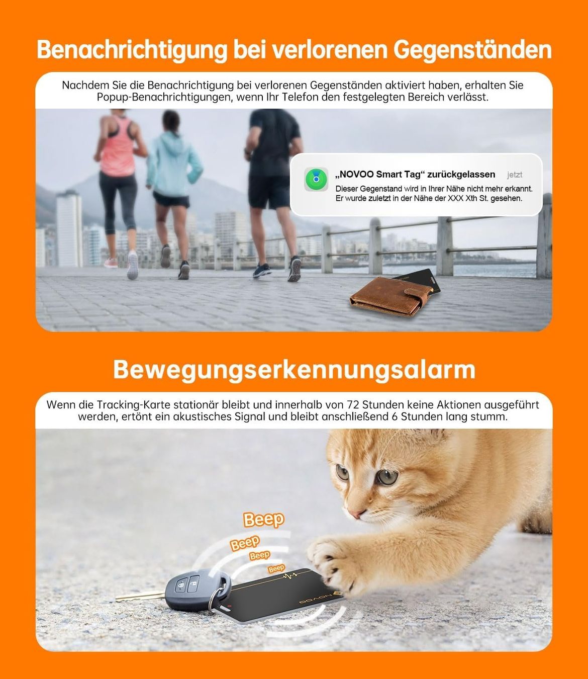 GPS & Strumenti di misurazione: Wallet Tracker Karte 2er Set Find My iOS Bluetooth – Nuovo e nell'imballaggio originale da Suhr venduto da SchnapperCH 5