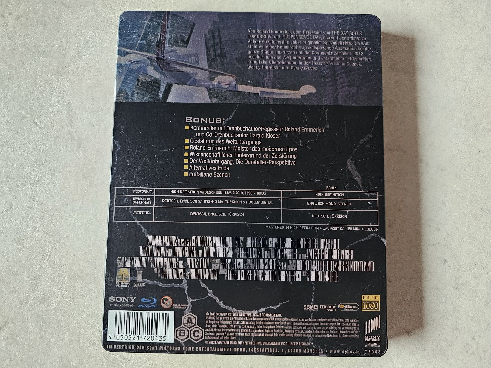 Alle DVDs: 2012  -  Wir waren gewarnt  /  Steelbook Bluray Edition – Gebraucht aus Schneisingen von backstore24 1