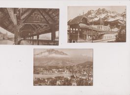5 cartes postales Luzern - Lucerne