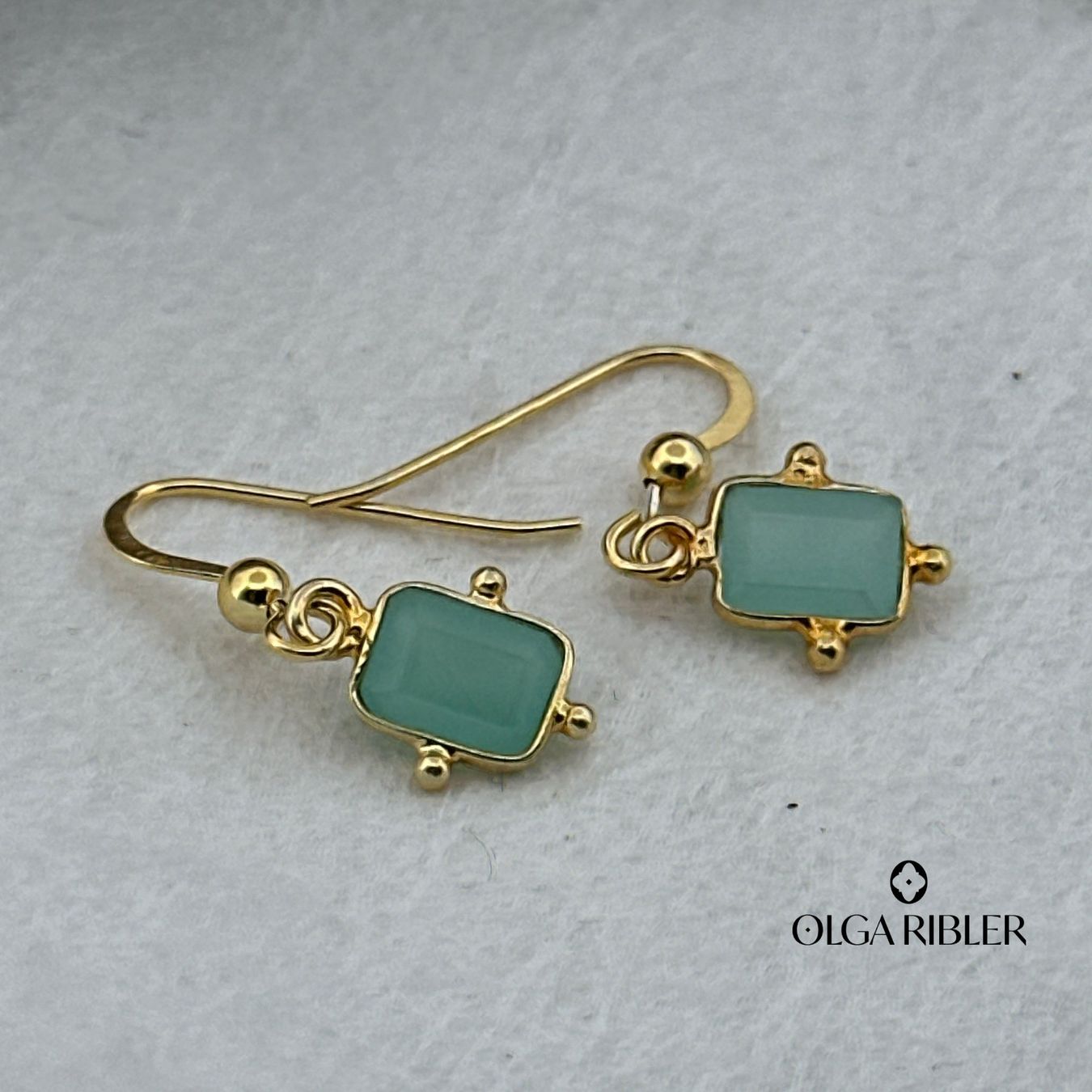 Olga Ribler Ohrringe & -stecker: Sterling Silber 925 Ohrringe mit Amazonite – Neu (gemäss Beschreibung) aus Luzern von Schmuckoutlet 5