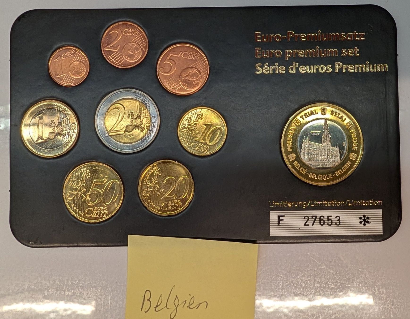 Tutti le monete: Euro-Premiumsatz "Belgien" – Nuovo e nell'imballaggio originale da Reinach BL venduto da angus74