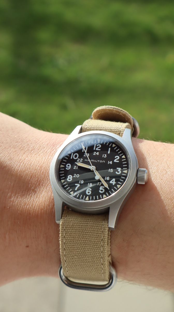 Hamilton Orologi: Hamilton Khaki Field Mechanical 38mm + 8 Straps ab 1.-! – Nuovo (secondo la descrizione) da Seedorf BE venduto da cali_watches 5