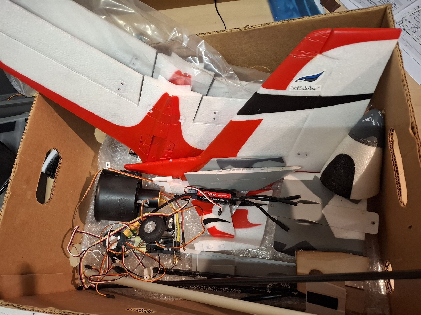 E-Flite Modellismo RC: Viper 90 Eflight Ersatzteile – Usato da Altstätten SG venduto da fbruderer 1