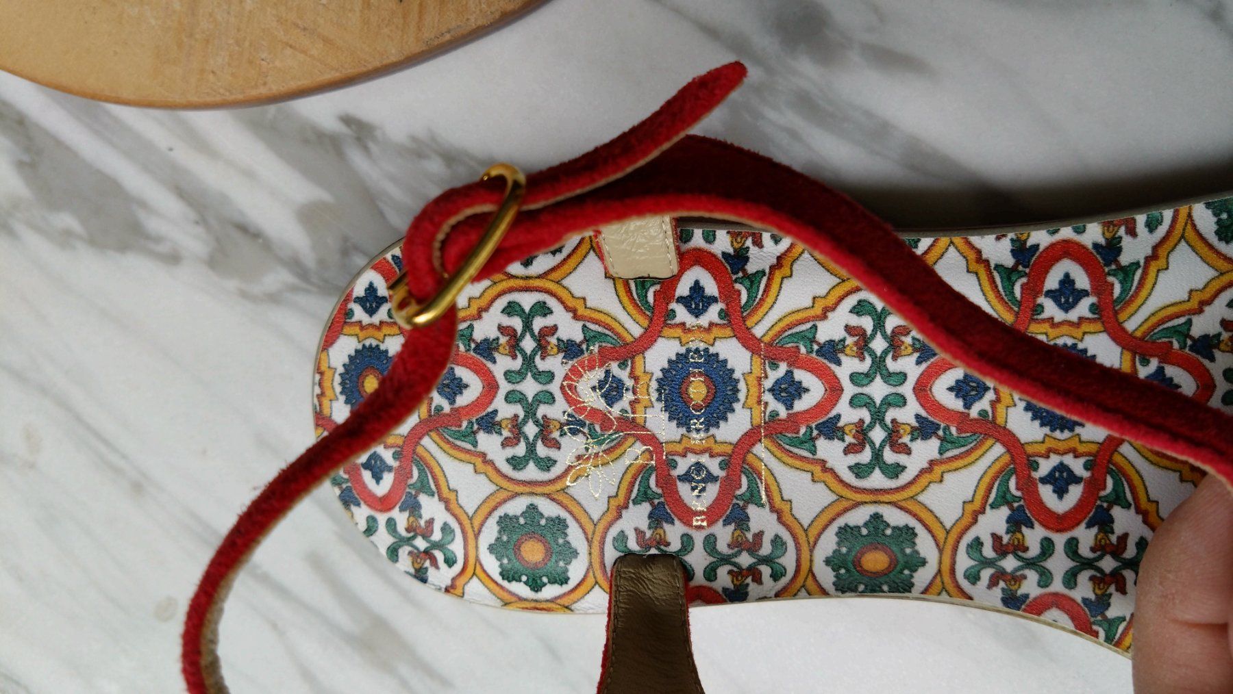 Benci Brothers Damenschuhe: Benci Brothers Sandalen Rot, Gr. 37 – Gebraucht aus Fislisbach von Maieriisli25 3