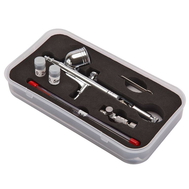 Airbrush Set Kabellos Mit Kompressor - Tragbar Für Make-up, Modellbau & Kuchendekoration