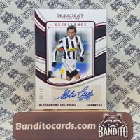 Panini Immaculate Del Piero auto /30 - Juventus topps