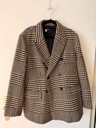 Blazer im Hahnentrittmuster, Grösse M