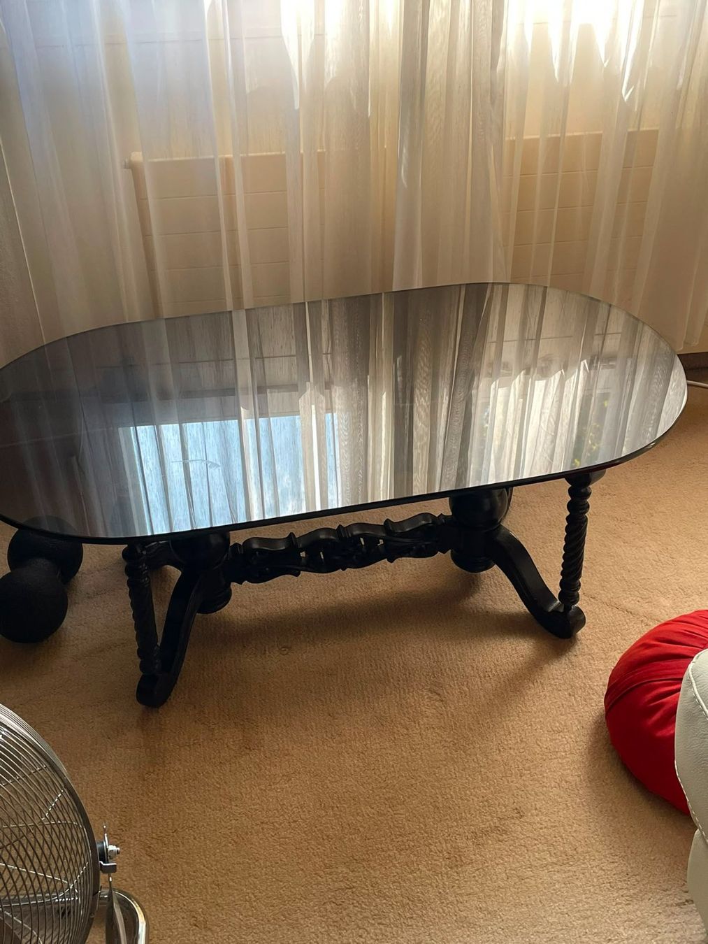 Tables: Couchtisch mit Glasplatte – D'occasion à Elsau par 7brigitte7