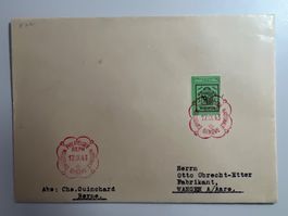 1943 GEPH Genf W17L auf FDC