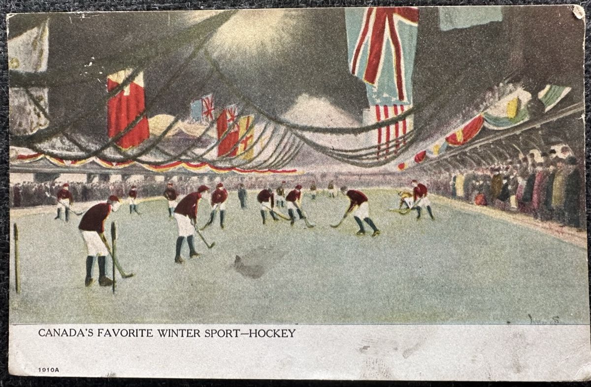 Cartoline postali: Canada Kanada Hockey Toronto1906 – Usato da Wettingen venduto da Phibras