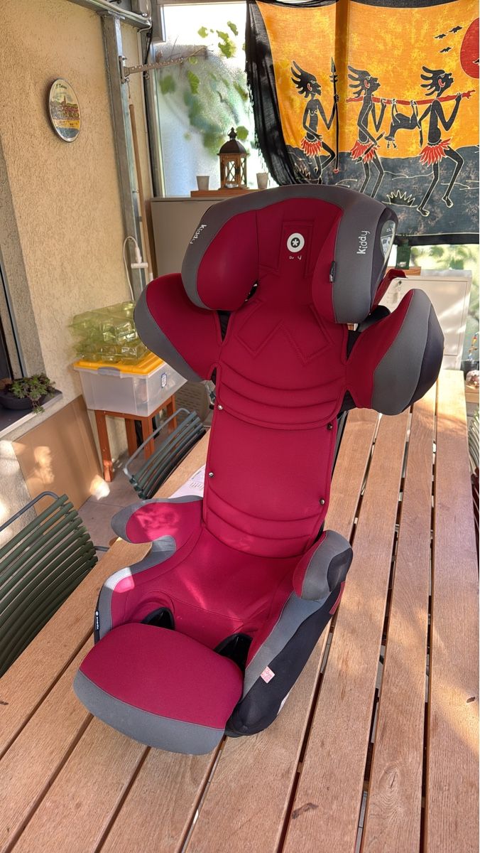 Kiddy Seggiolini per auto: Kiddy Smartfix Kinderautositz  rot/grau – Usato da Uster venduto da sytham 1