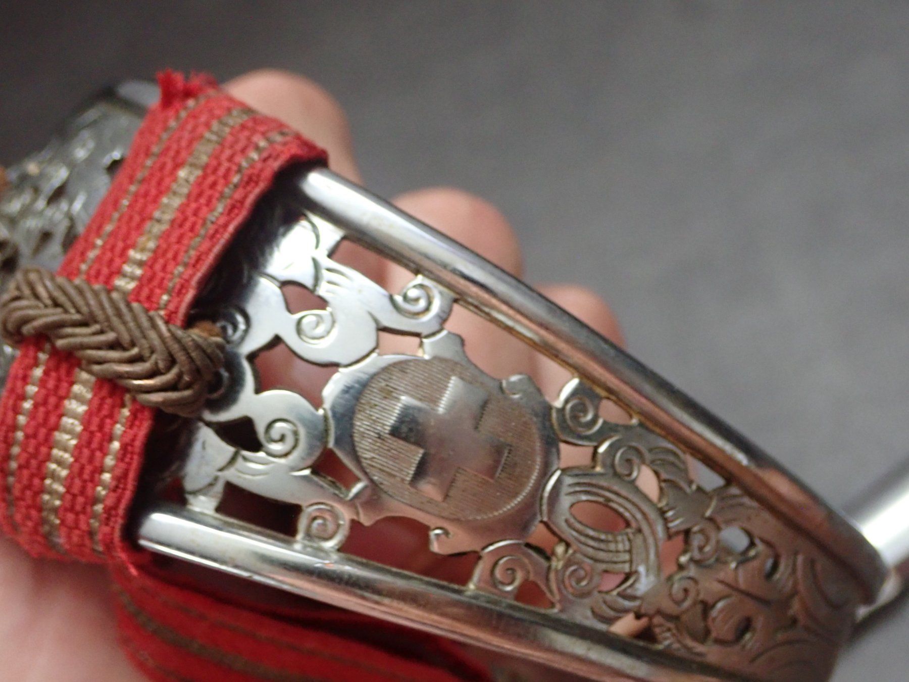 Stichwaffen: Sabre officier suisse. Lame gravée. – Gebraucht aus Onex von mac_w8c2 8