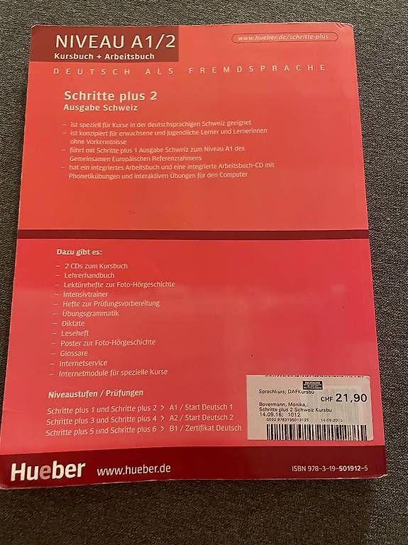 Libri: Schritte plus 2 – Usato da St. Gallen venduto da mpo_5dlc 3