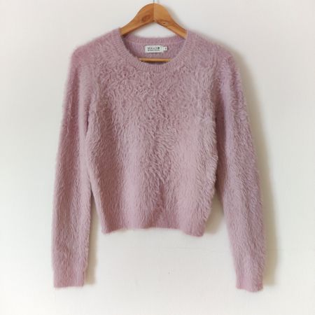 MOLLY BRACKEN weicher Langhaar-Pullover Pulli Fell Gr.S