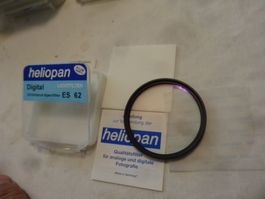 HELIOPAN 62MM DIGITAL UV/INFRAROT-SPERRFILTER.MIT BOXTIP TOP