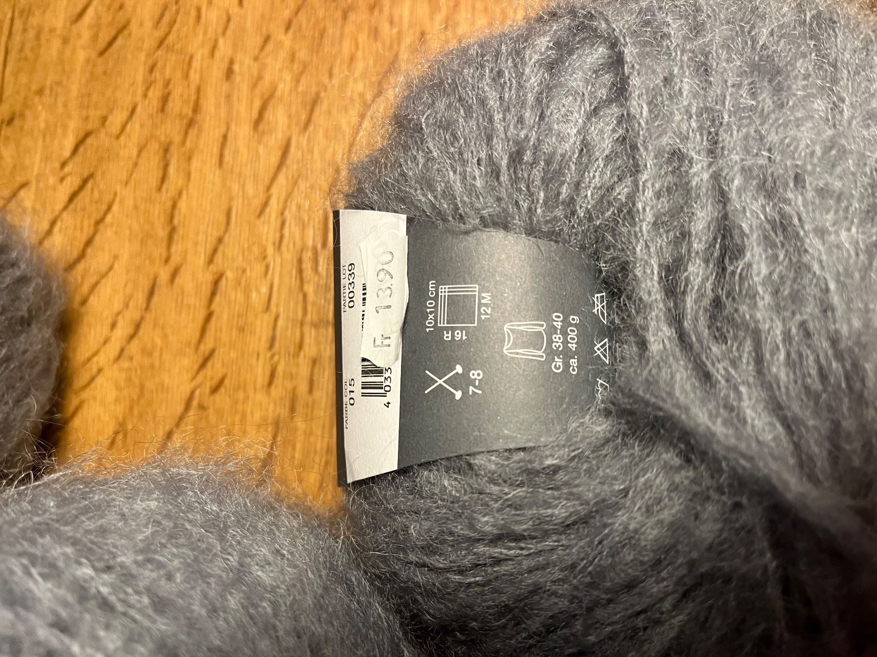 Lana: Lana Grossa Mohair di Gio grau – Nuovo e nell'imballaggio originale da Schwendibach venduto da didu12 2