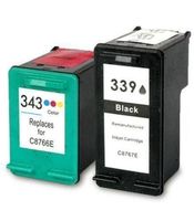 +2 Druckerpatronen kompatibel für HP 343