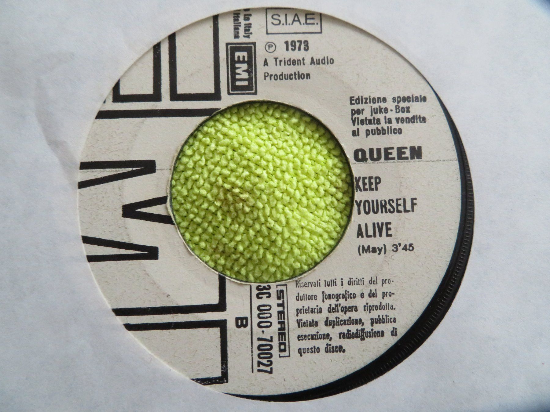 Schallplatten: Queen Keep Yourself Alive 1973 7" Vinyl Single – Neu (gemäss Beschreibung) aus Zürich von max_cp5f