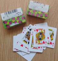 2x Jass oder Joker Spielkarten Mini 4 x 2,7 Rommé Bridge usw